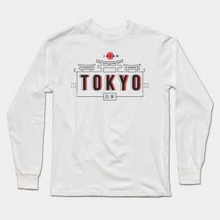 Vintage Tokyo japan Long Sleeve T-Shirt